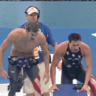 Michael Phelps victory reaction